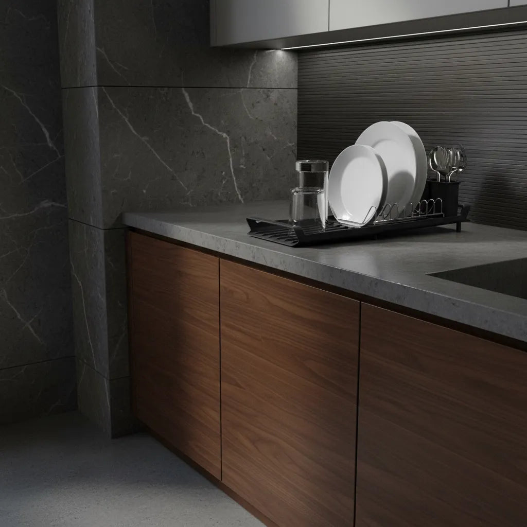 Egouttoir Vaisselle Gris