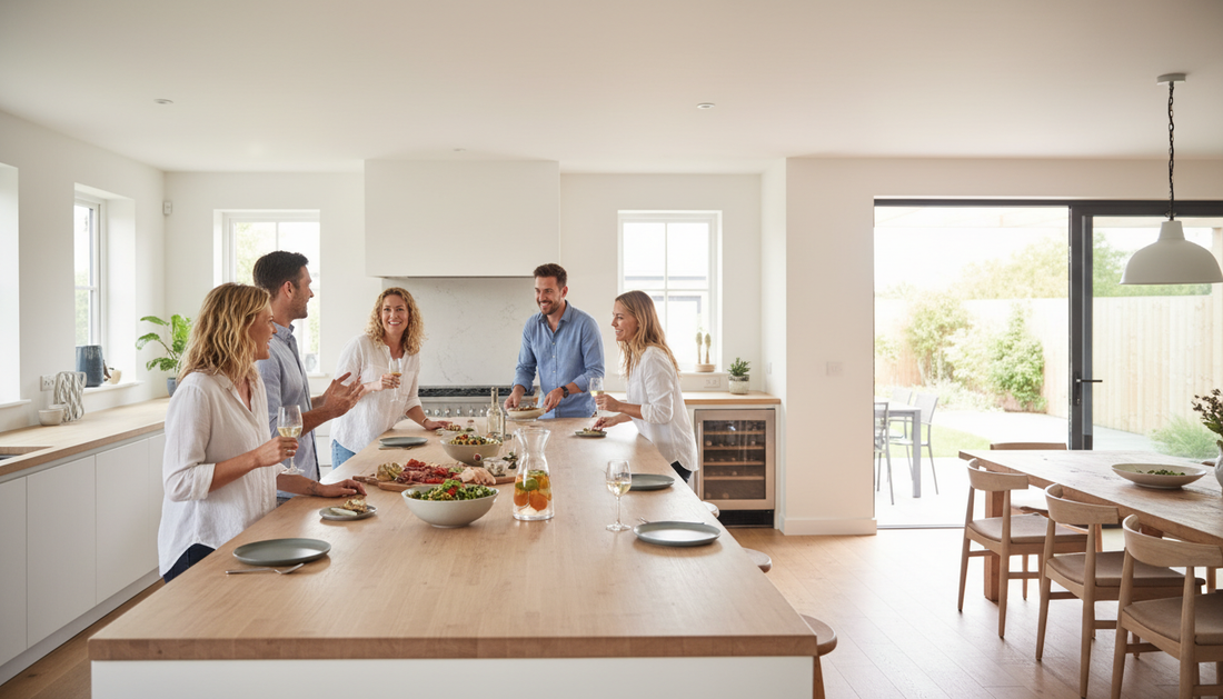 Aménagement de cuisine pour recevoir des invités