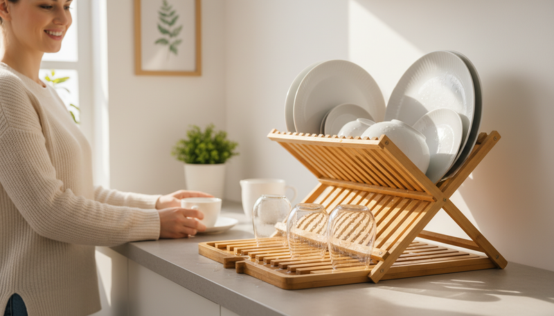 Avis sur l'installation d'un égouttoir en bambou