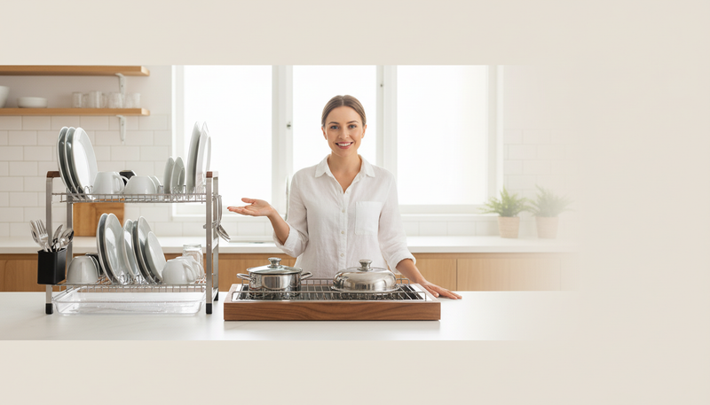 Comparatif : égouttoirs à étagères vs à niveaux