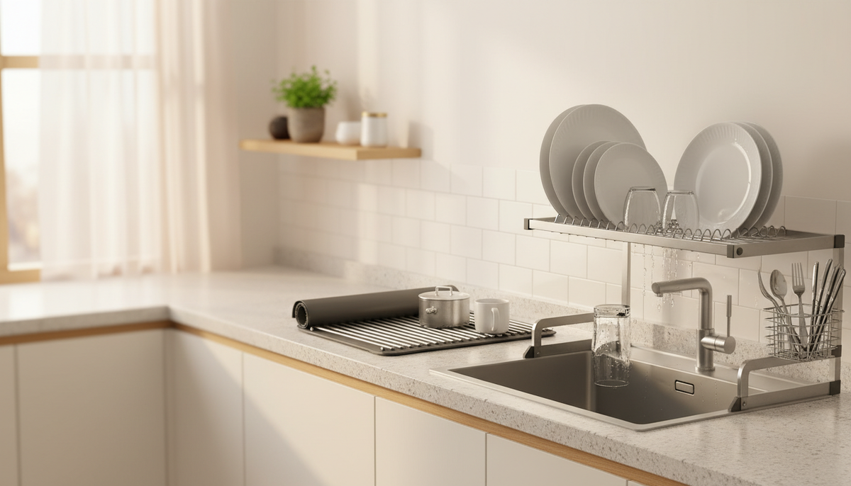 Égouttoirs compacts pour espaces restreints