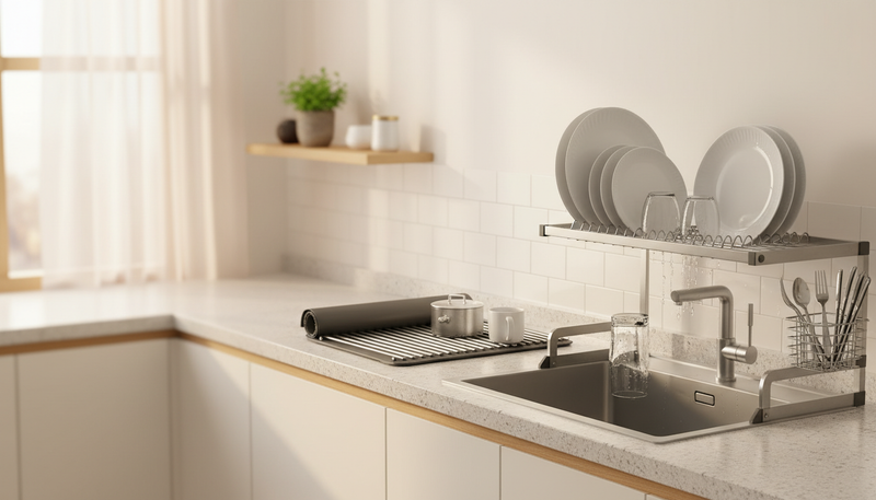 Égouttoirs compacts pour espaces restreints