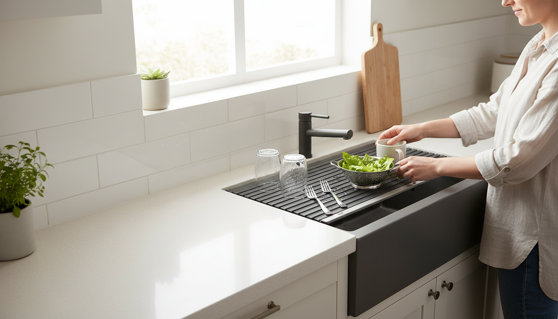 Les avantages d'un égouttoir amovible pour évier