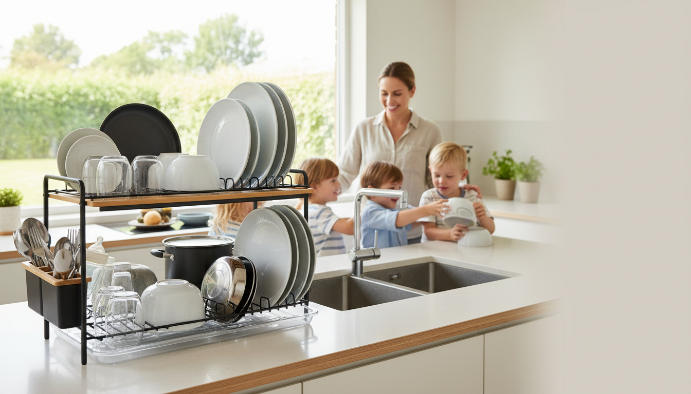 Quel égouttoir choisir pour une famille nombreuse ?