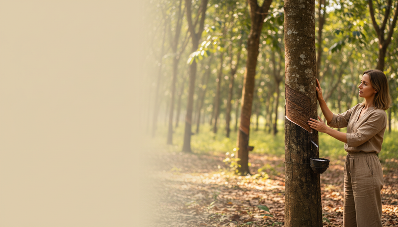 Qu'est-ce que le caoutchouc naturel ?