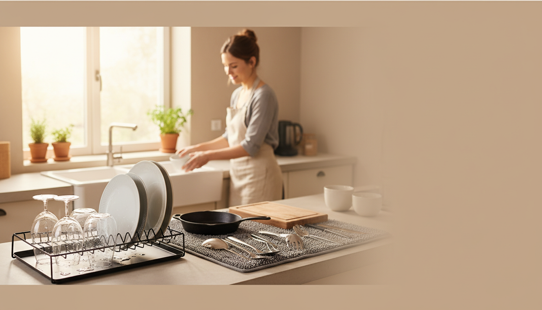 Tapis égouttoir vs grille : quel est le meilleur ?