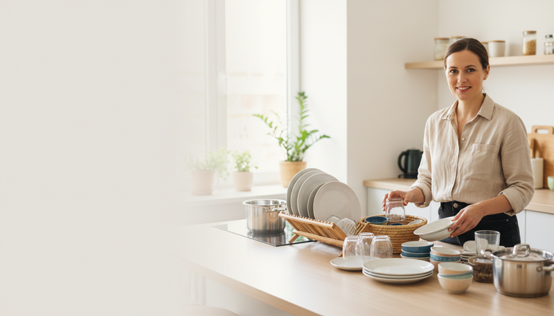 Vaisselle qui s'accumule : solutions de tri efficaces