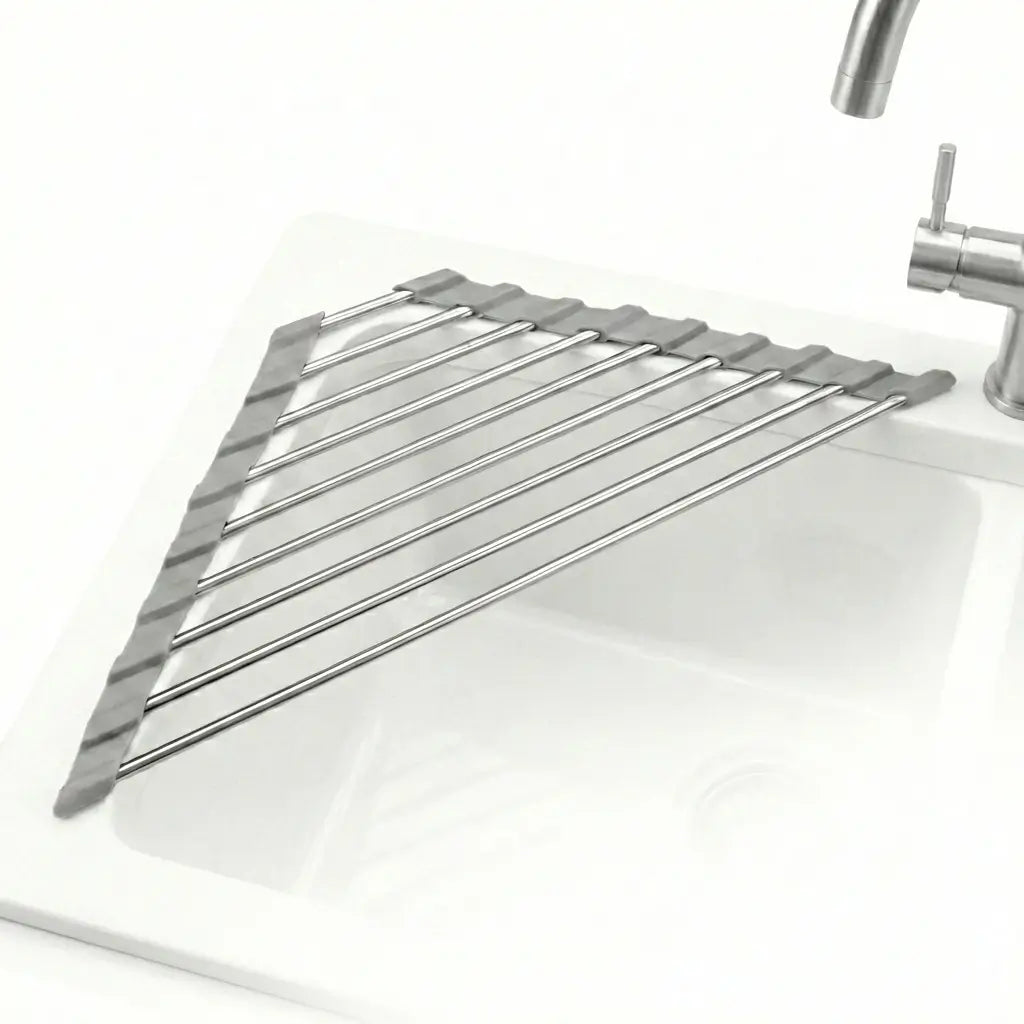 Égouttoir d’Angle d'Évier Inox