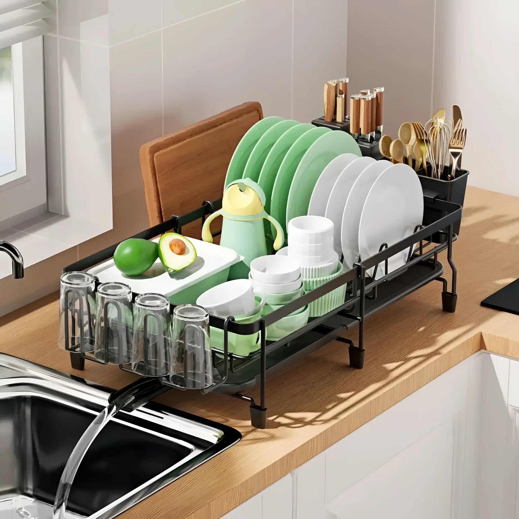 Egouttoir Retractable