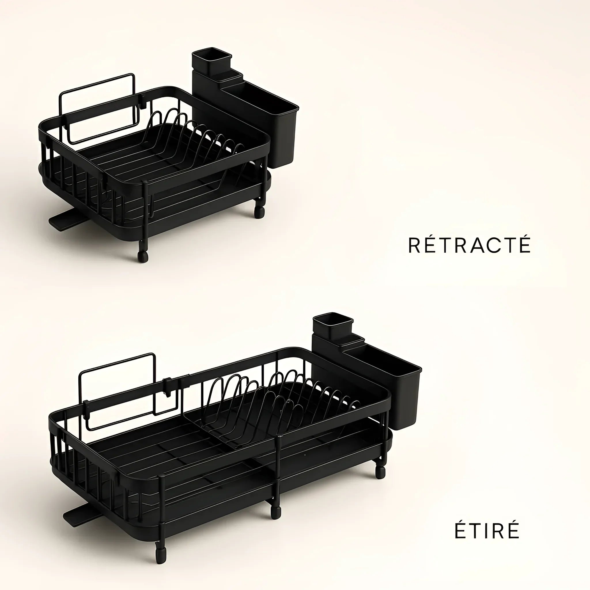Egouttoir Retractable