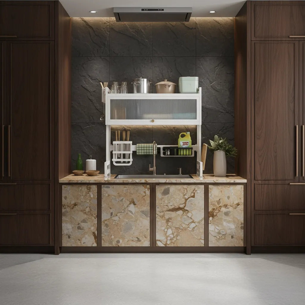 Egouttoir Vaisselle Au Dessus Evier