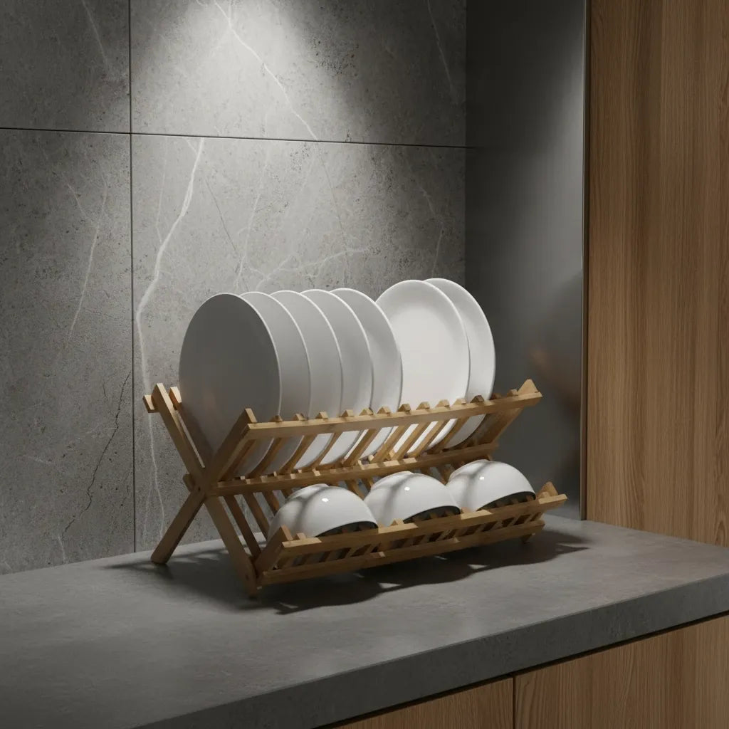 Egouttoir Vaisselle Bambou