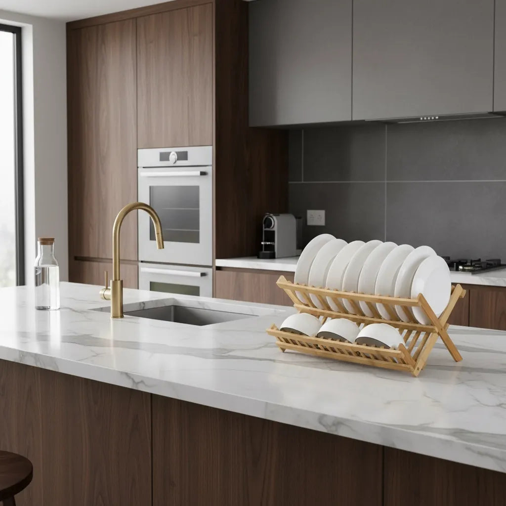 Egouttoir Vaisselle Bambou