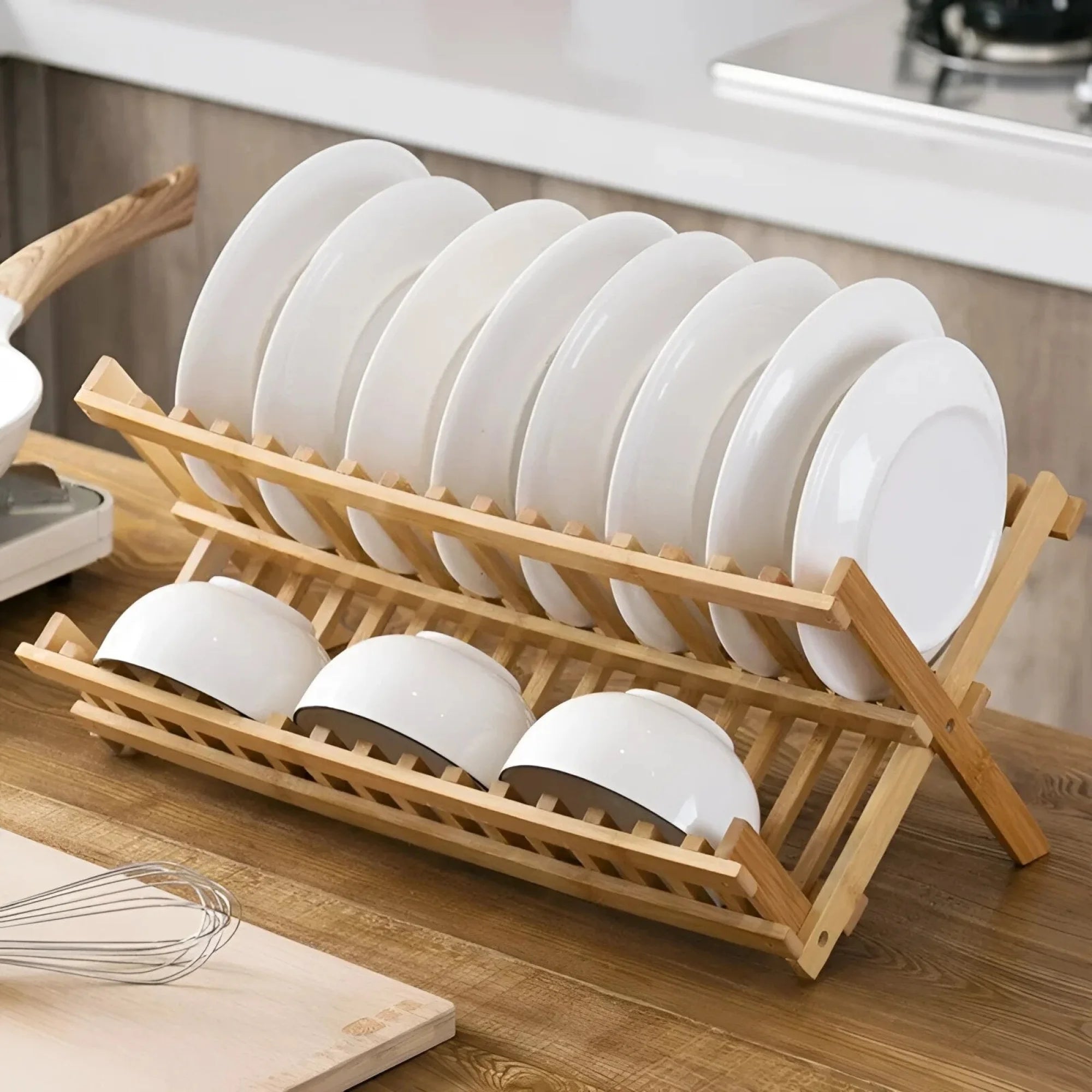 Egouttoir Vaisselle Bambou