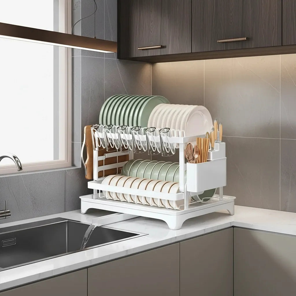 Egouttoir Vaisselle Blanc