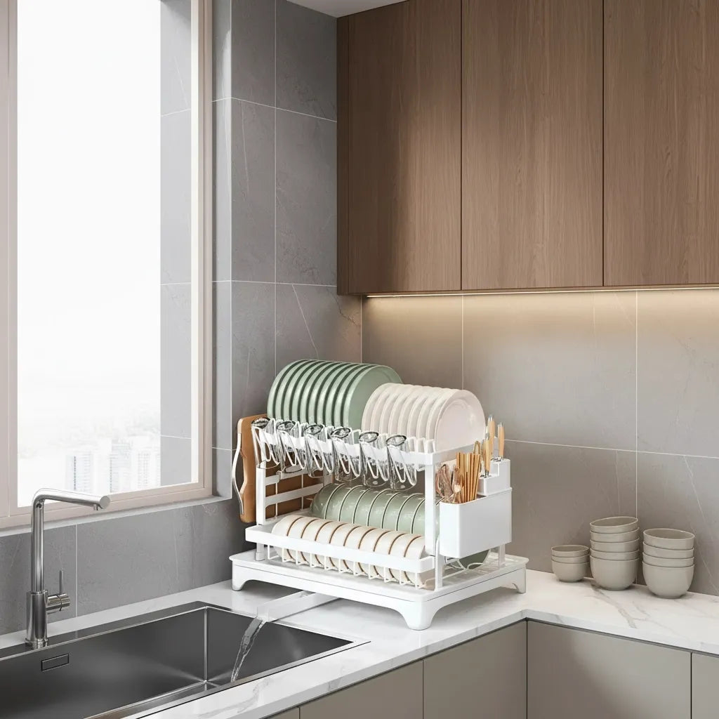 Egouttoir Vaisselle Blanc