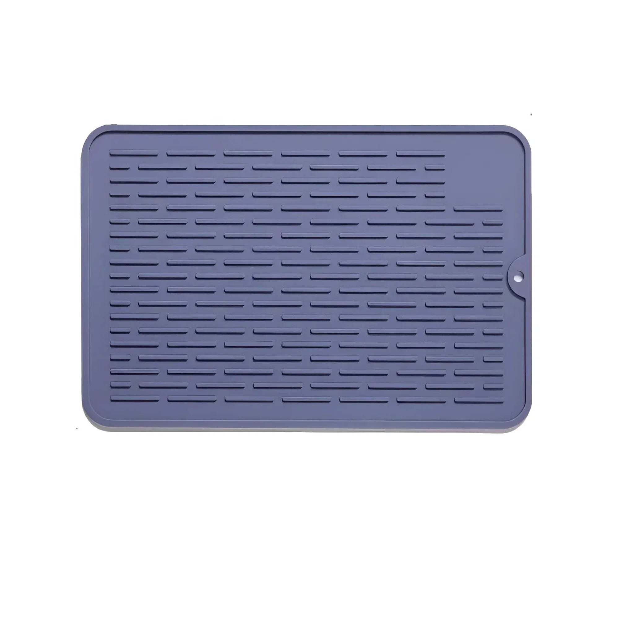 Egouttoir Vaisselle Caoutchouc Bleu Ardoise