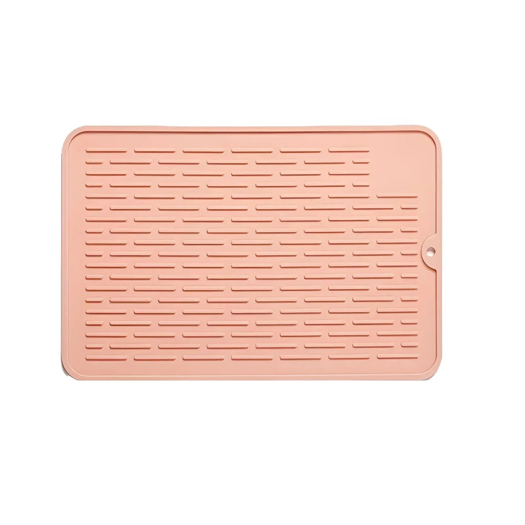 Egouttoir Vaisselle Caoutchouc Rose Poudré