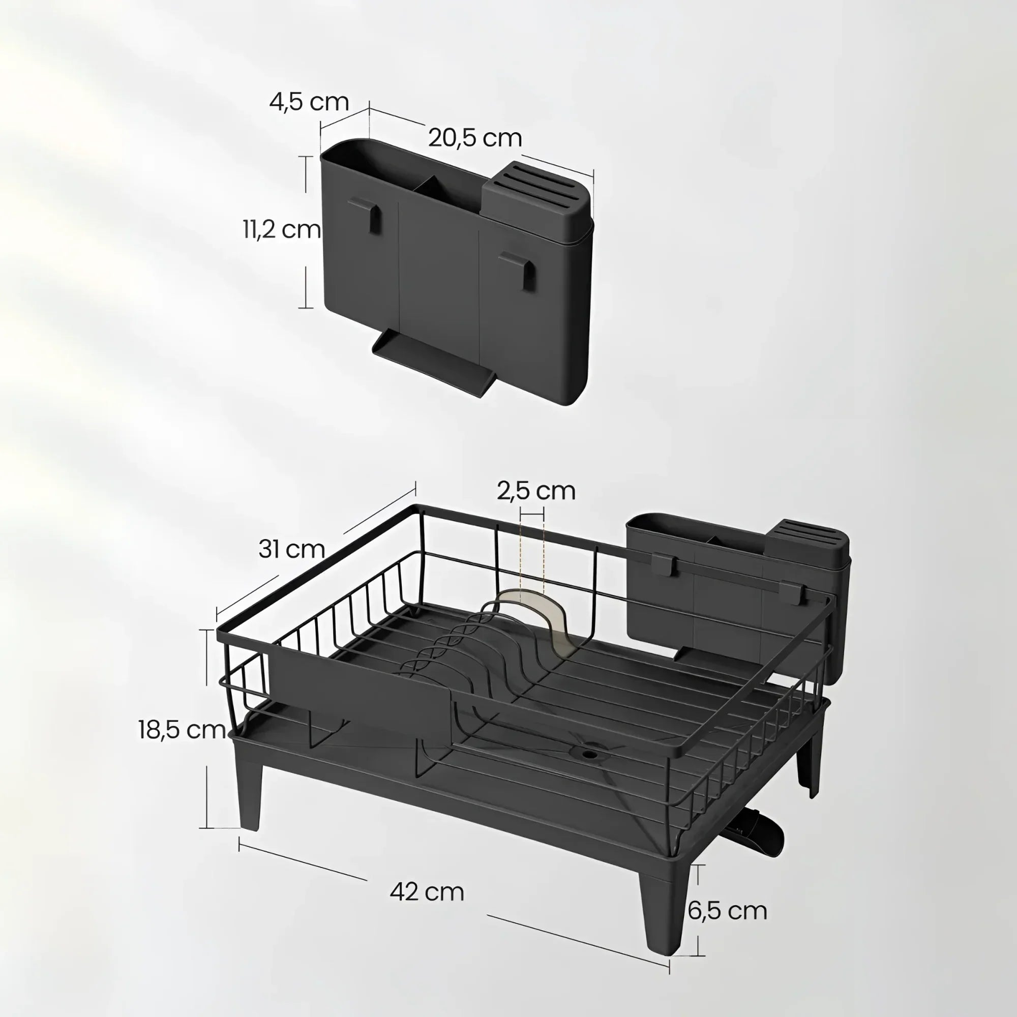Egouttoir Vaisselle Carré