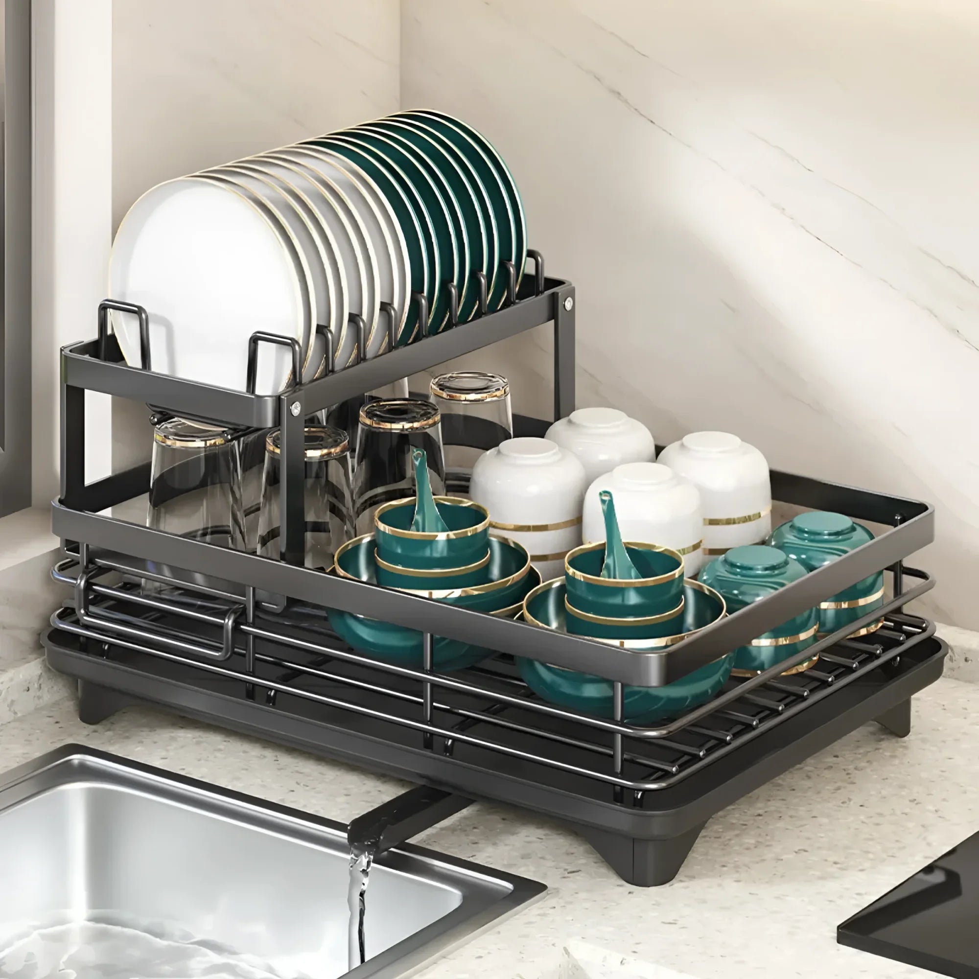 Egouttoir Vaisselle Compact