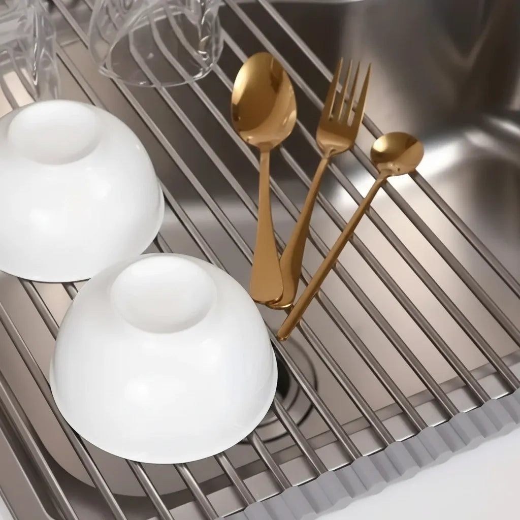 Egouttoir Vaisselle Enroulable