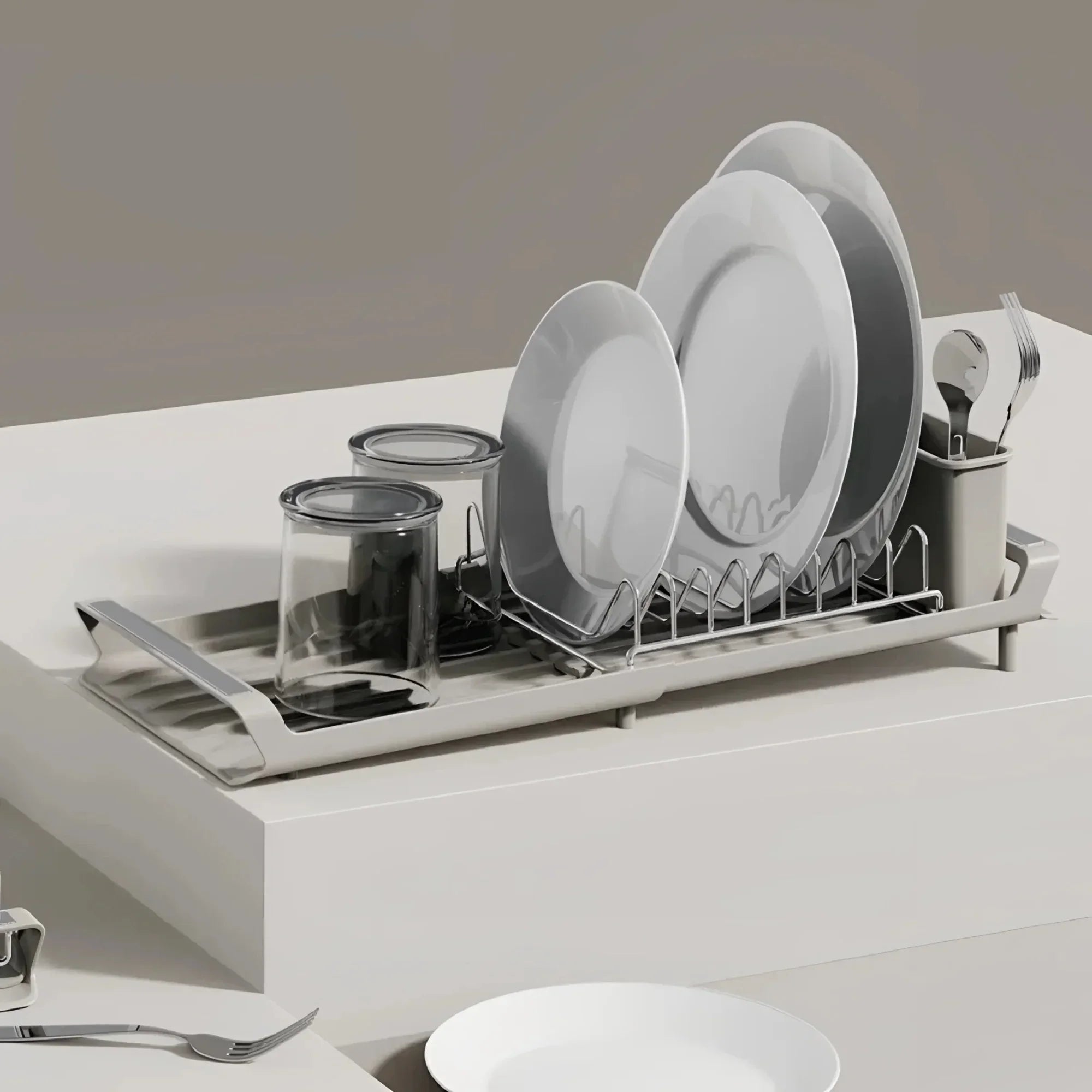 Egouttoir Vaisselle Gris