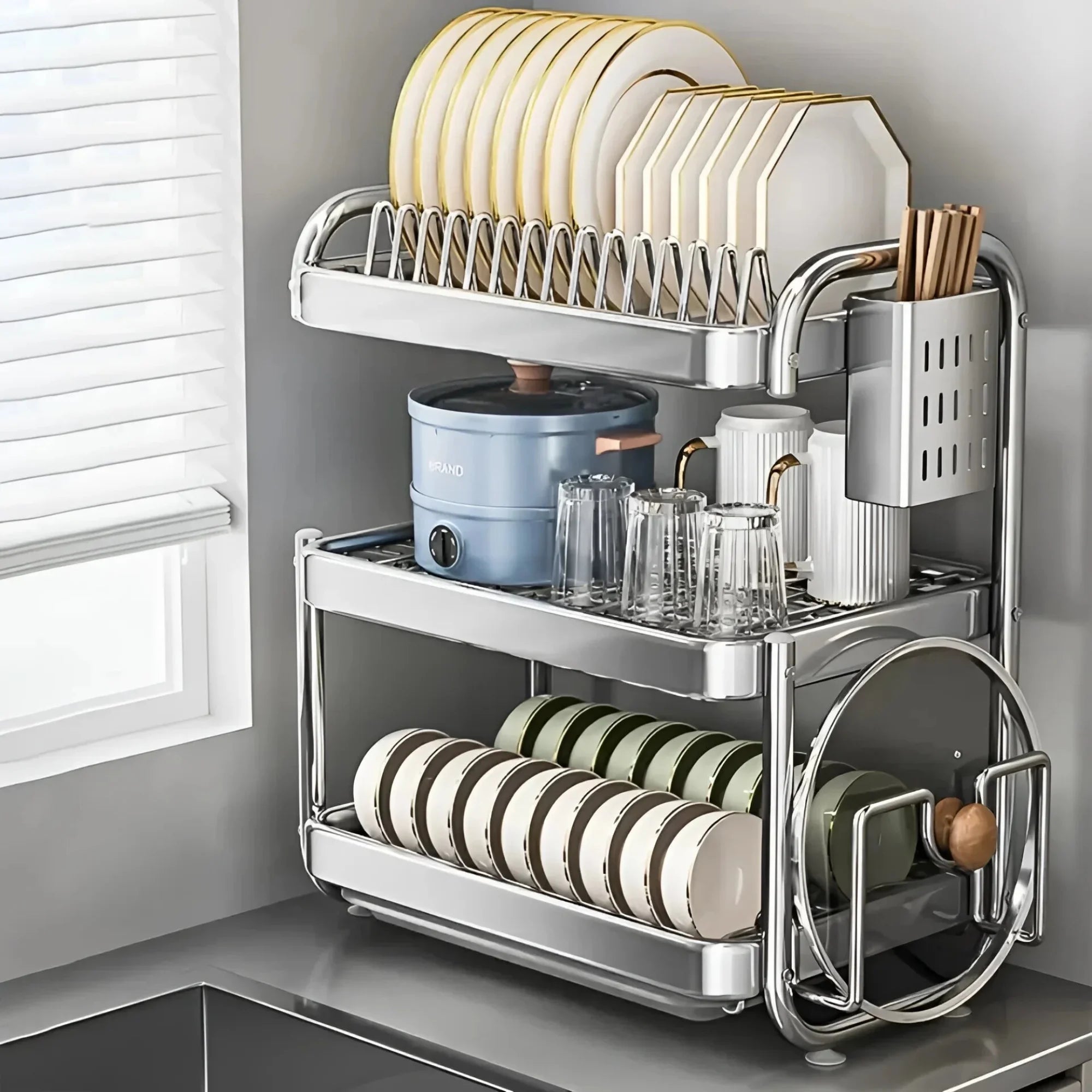 Egouttoir Vaisselle Inox Haut de Gamme