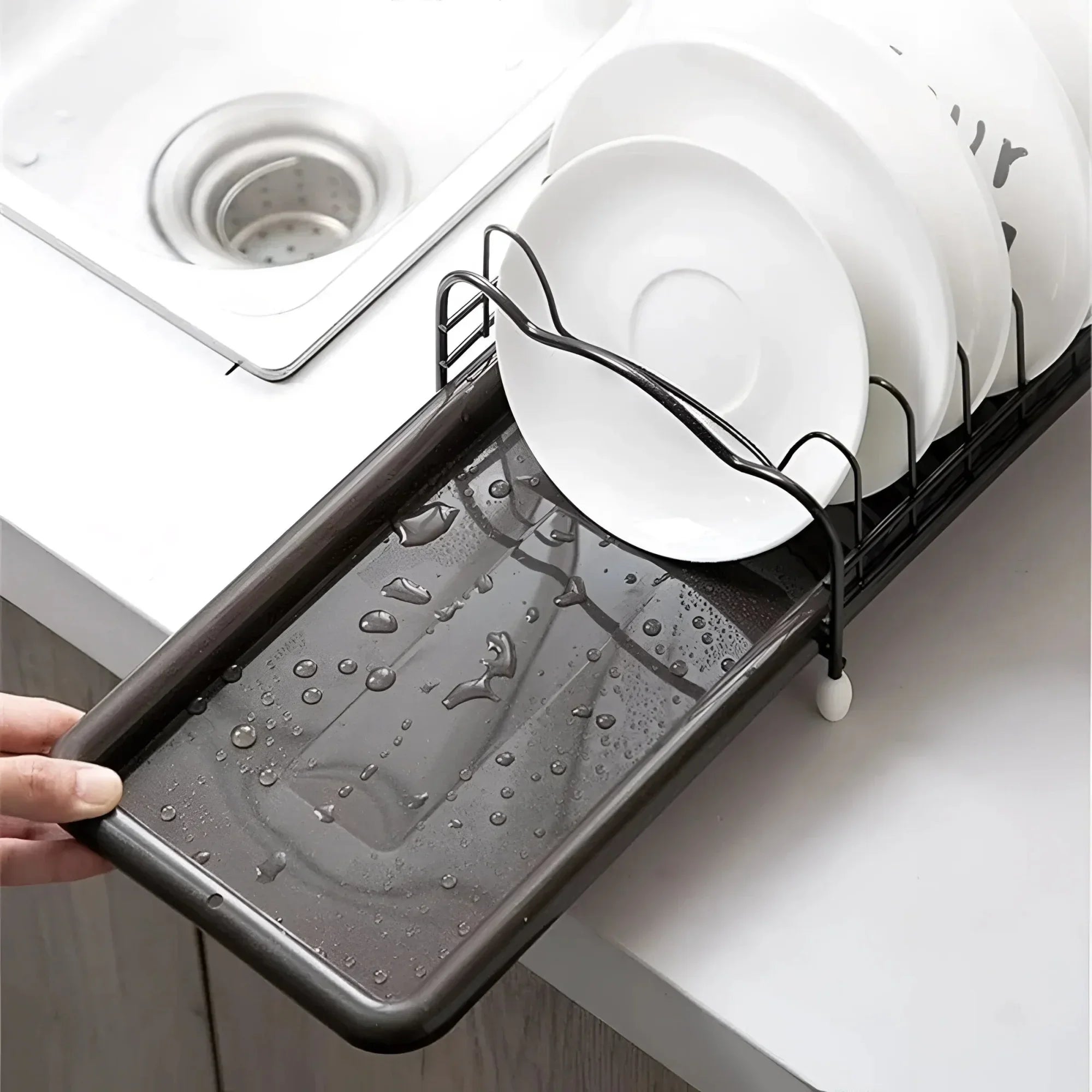Egouttoir Vaisselle Metal Noir