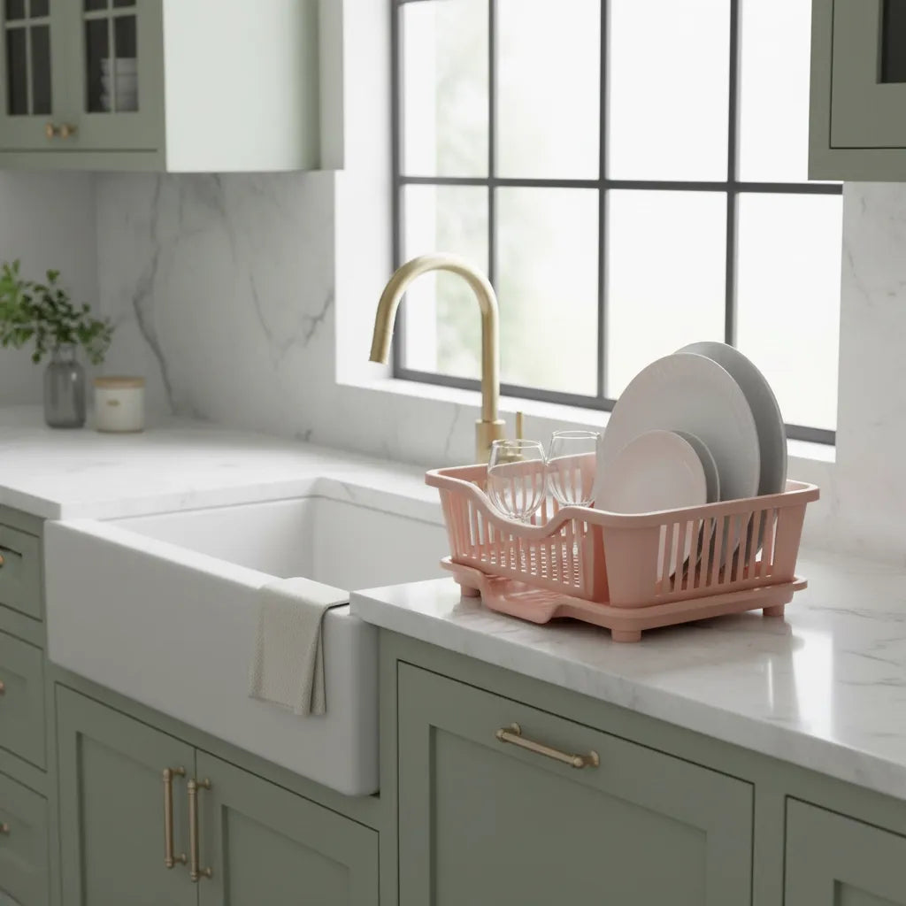 Egouttoir Vaisselle Rose