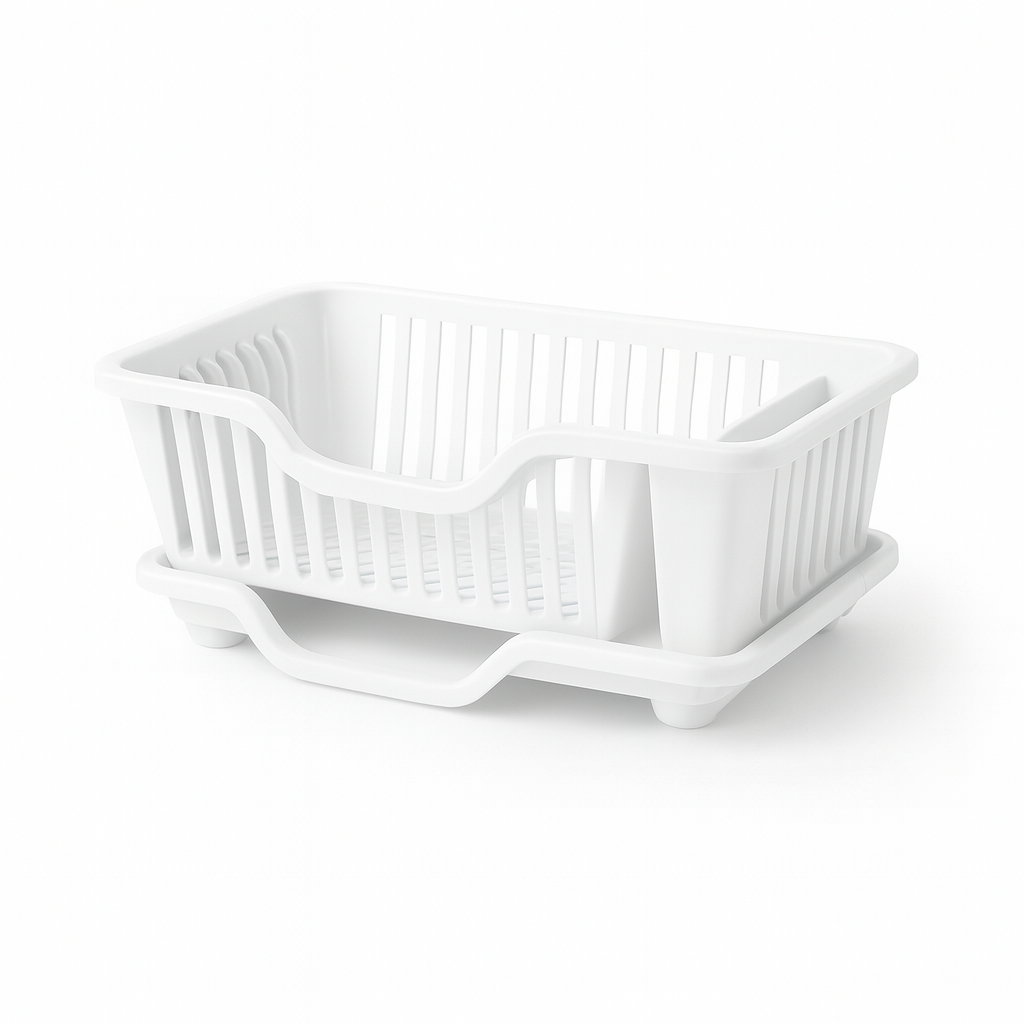 Egouttoir Vaisselle Rose Blanc Nuage