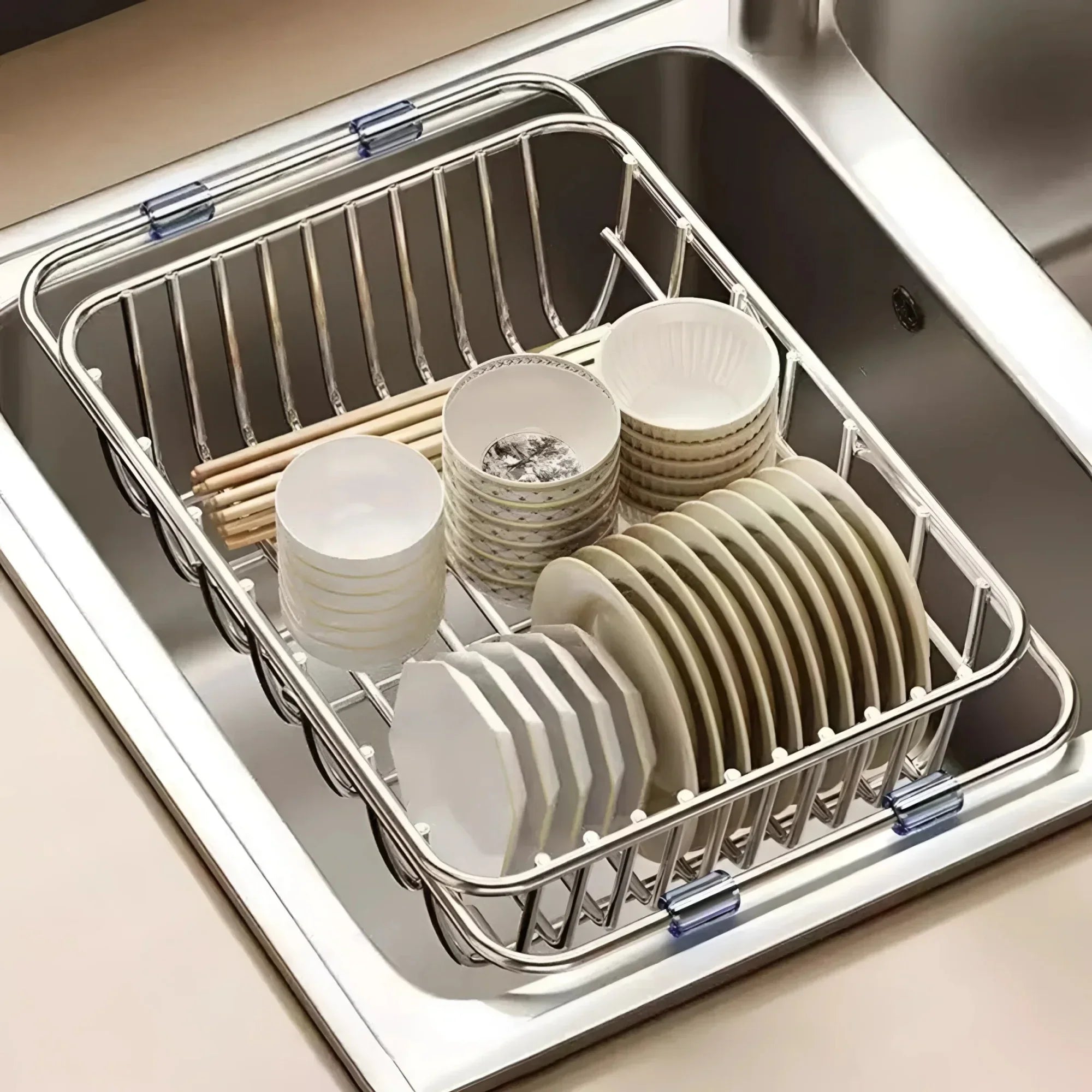 Egouttoir Vaisselle sur Evier