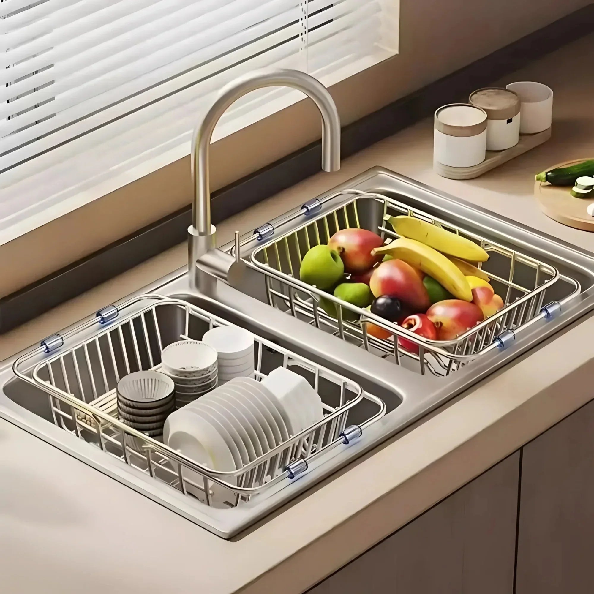 Egouttoir Vaisselle sur Evier