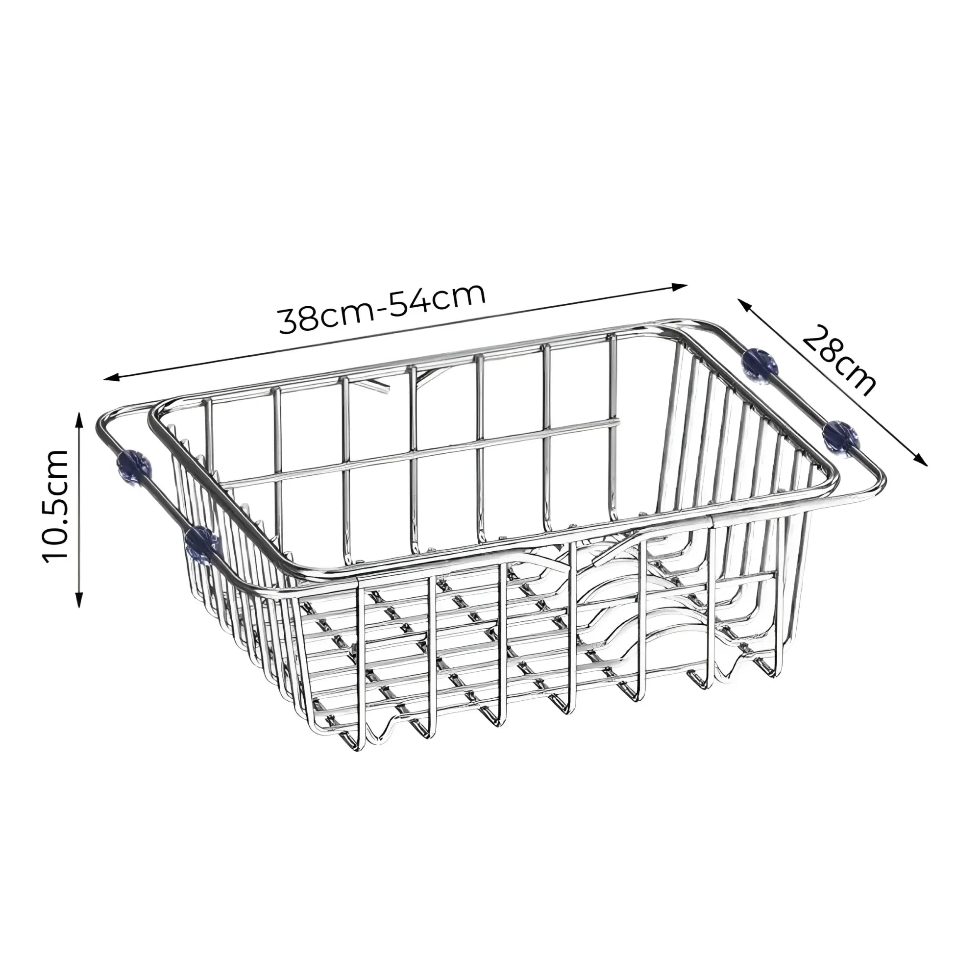 Egouttoir Vaisselle sur Evier Format Large – 38 à 54 cm